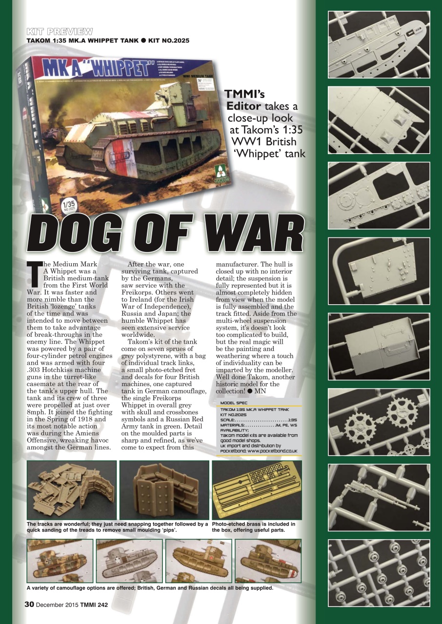 Tamiya Model Magazine Preview Pages