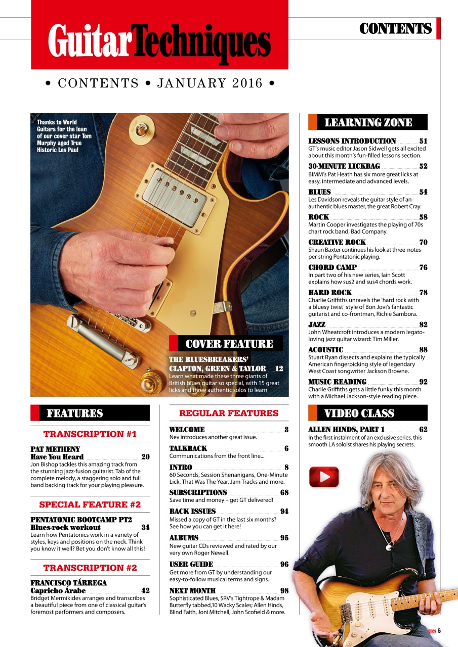 Guitar Techniques Preview Pages