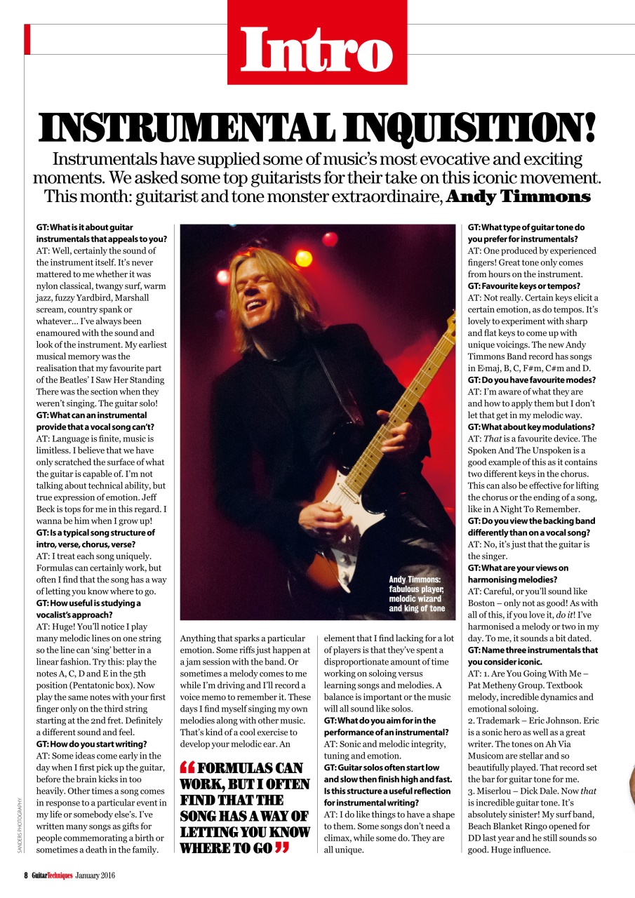 Guitar Techniques Preview Pages