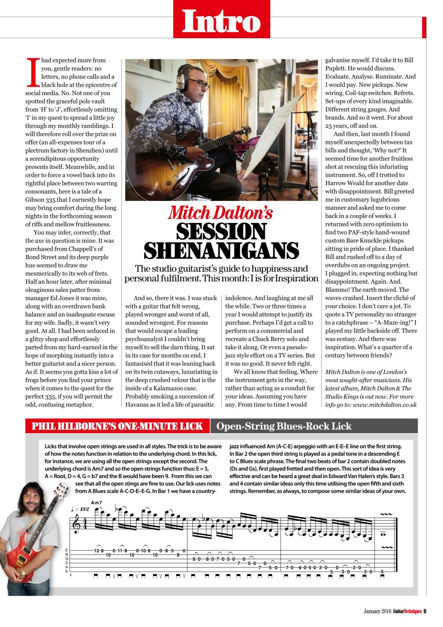 Guitar Techniques Preview Pages