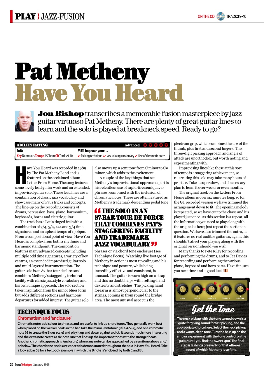 Guitar Techniques Preview Pages