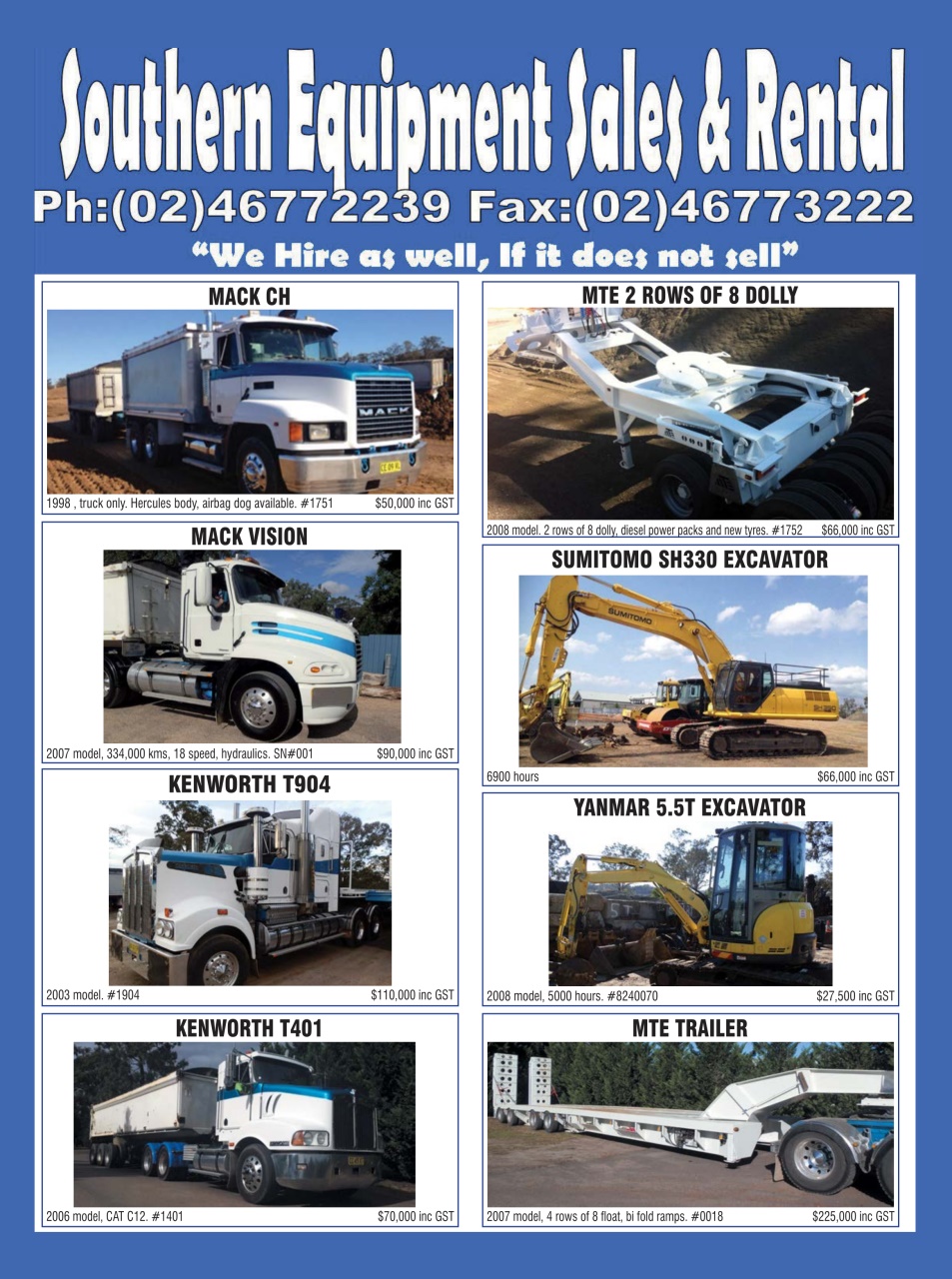 JUST TRUCKS Preview Pages