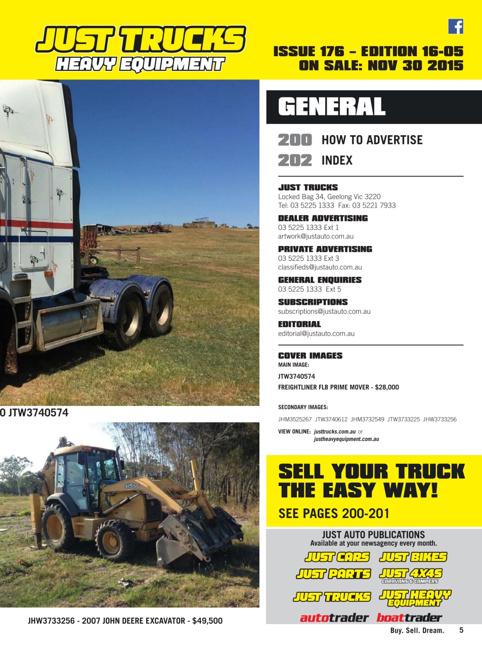 JUST TRUCKS Preview Pages