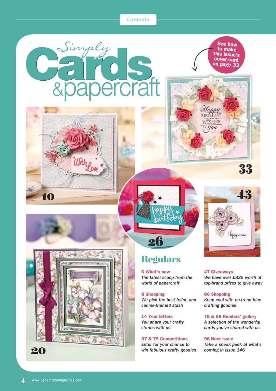 Simply Cards & Papercraft Preview Pages