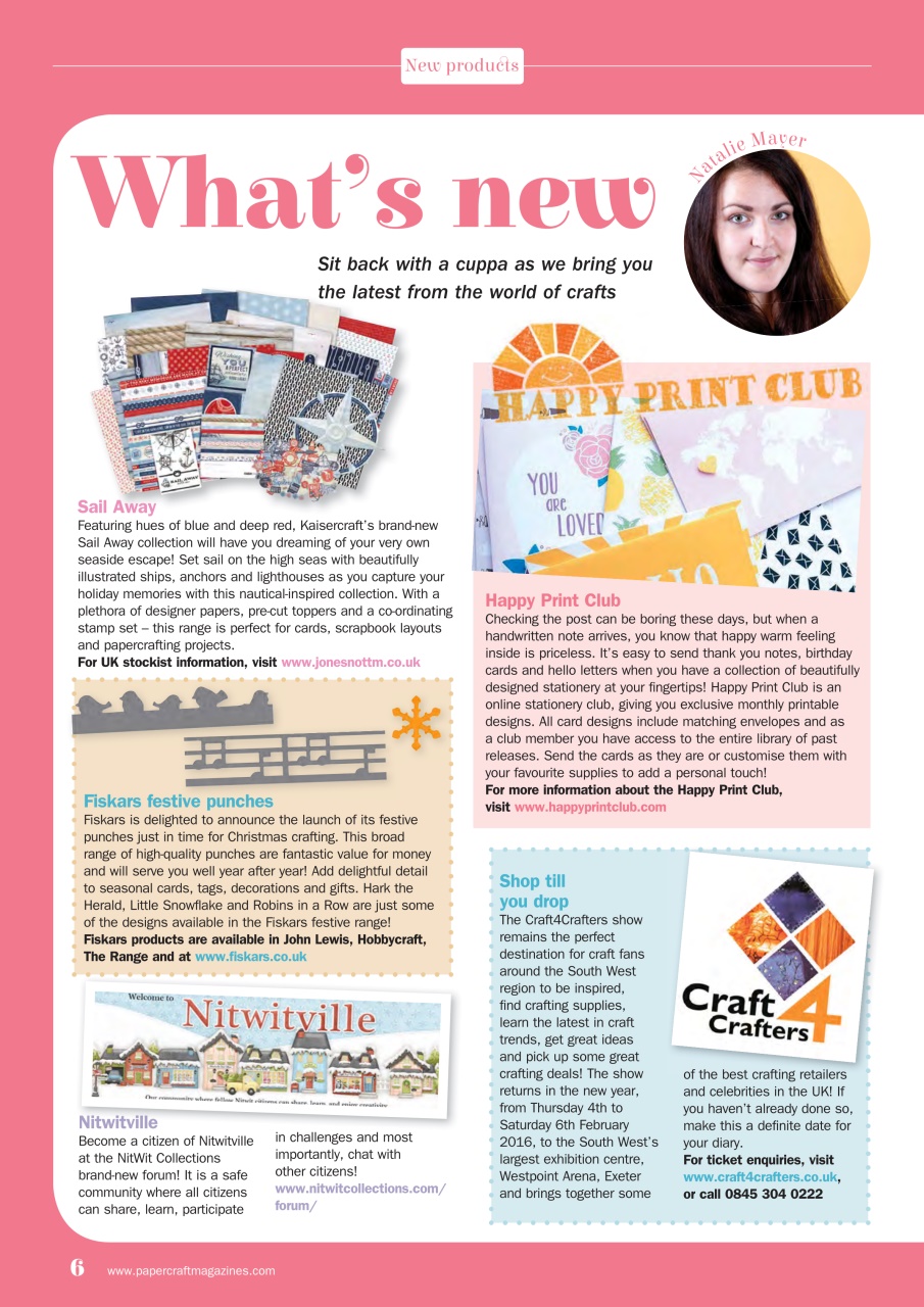 Simply Cards & Papercraft Preview Pages