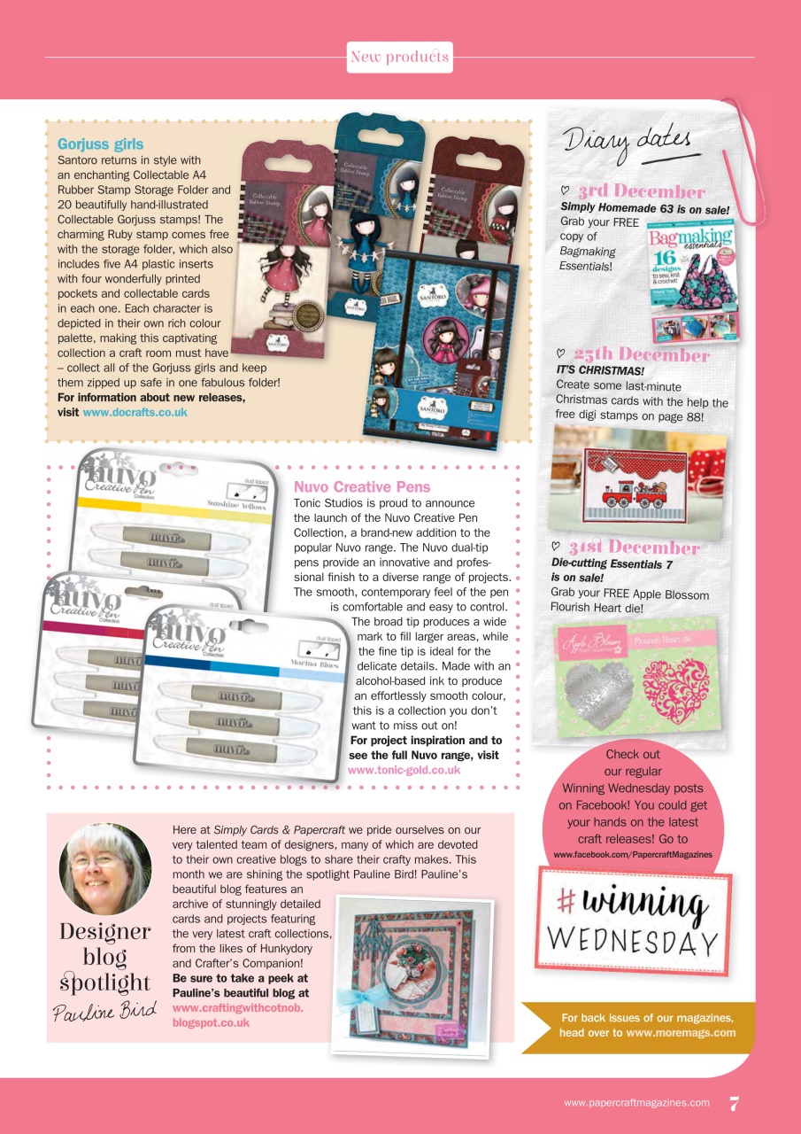 Simply Cards & Papercraft Preview Pages