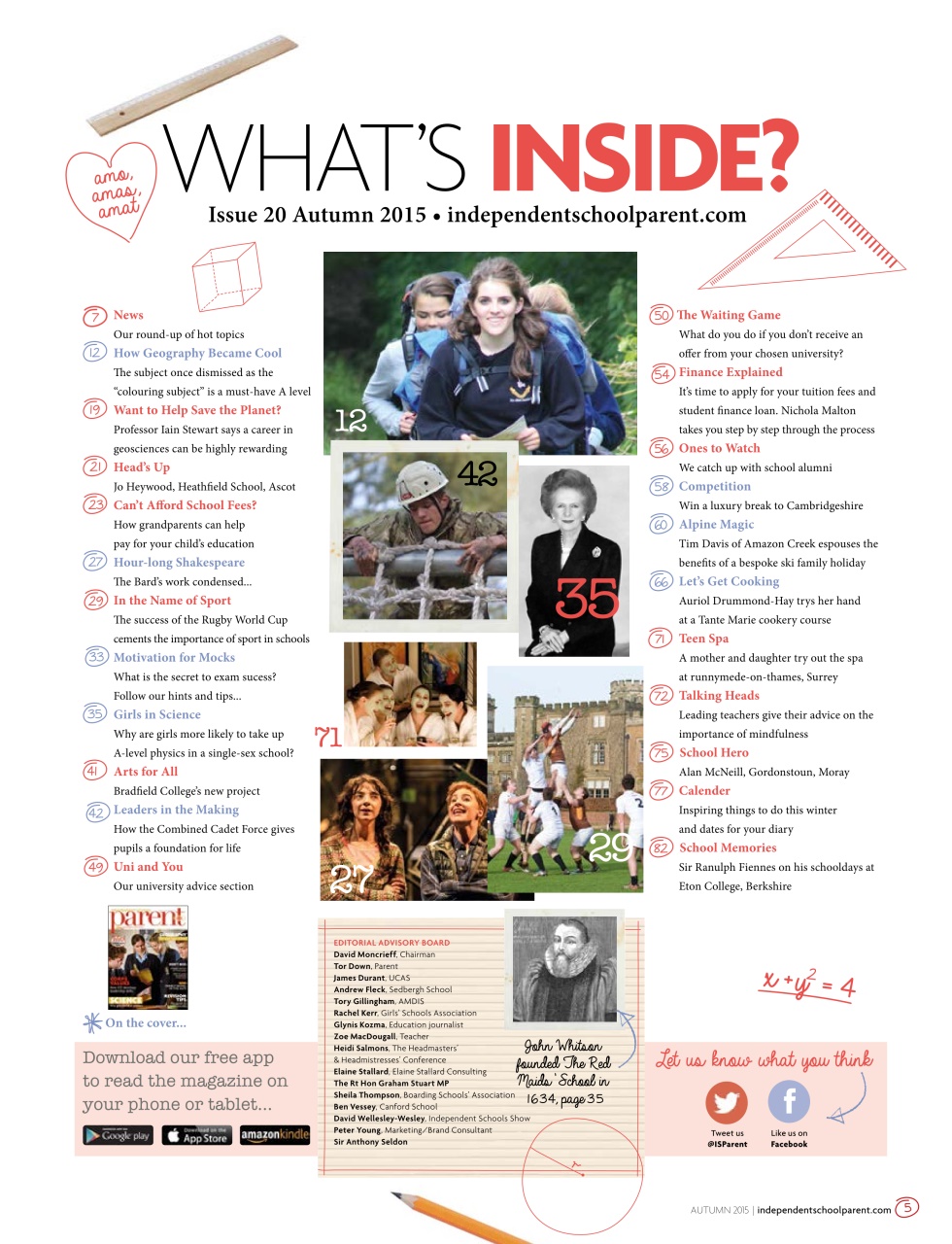 Independent School Parent Preview Pages