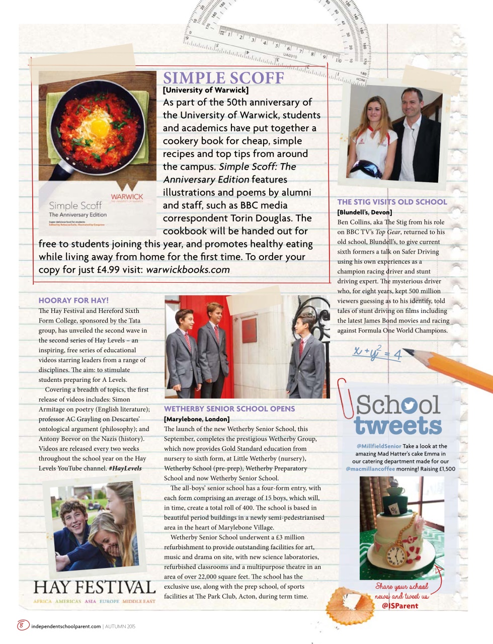Independent School Parent Preview Pages