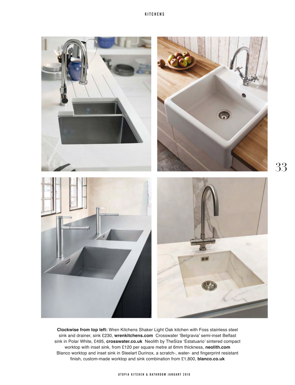 Utopia Kitchen & Bathroom Preview Pages