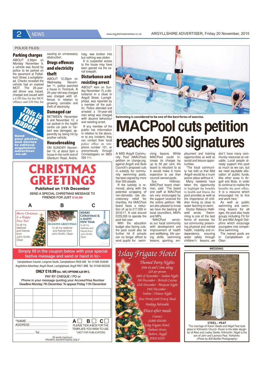 Argyllshire Advertiser Preview Pages
