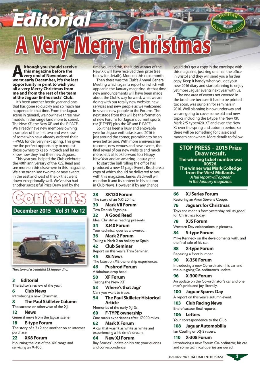 Jaguar Enthusiast Preview Pages