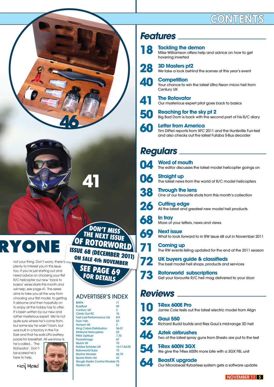 Radio Control Rotor World Preview Pages