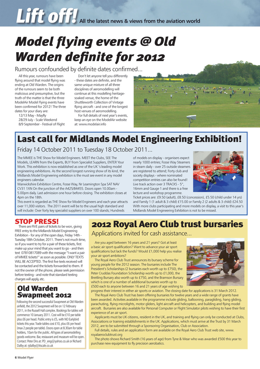 Radio Control Model Flyer Preview Pages