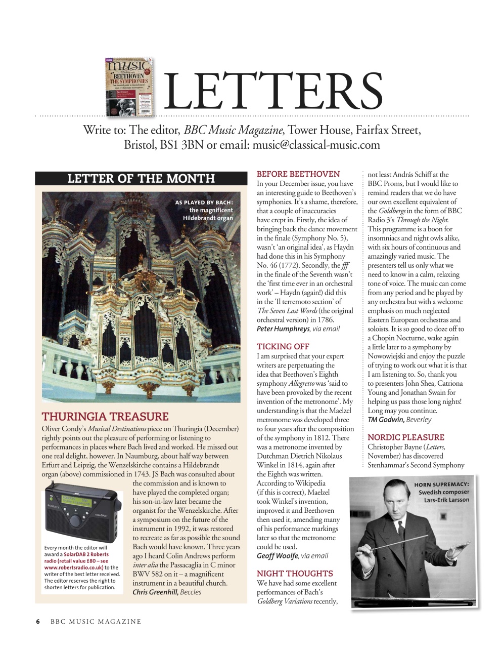 BBC Music Magazine Preview Pages