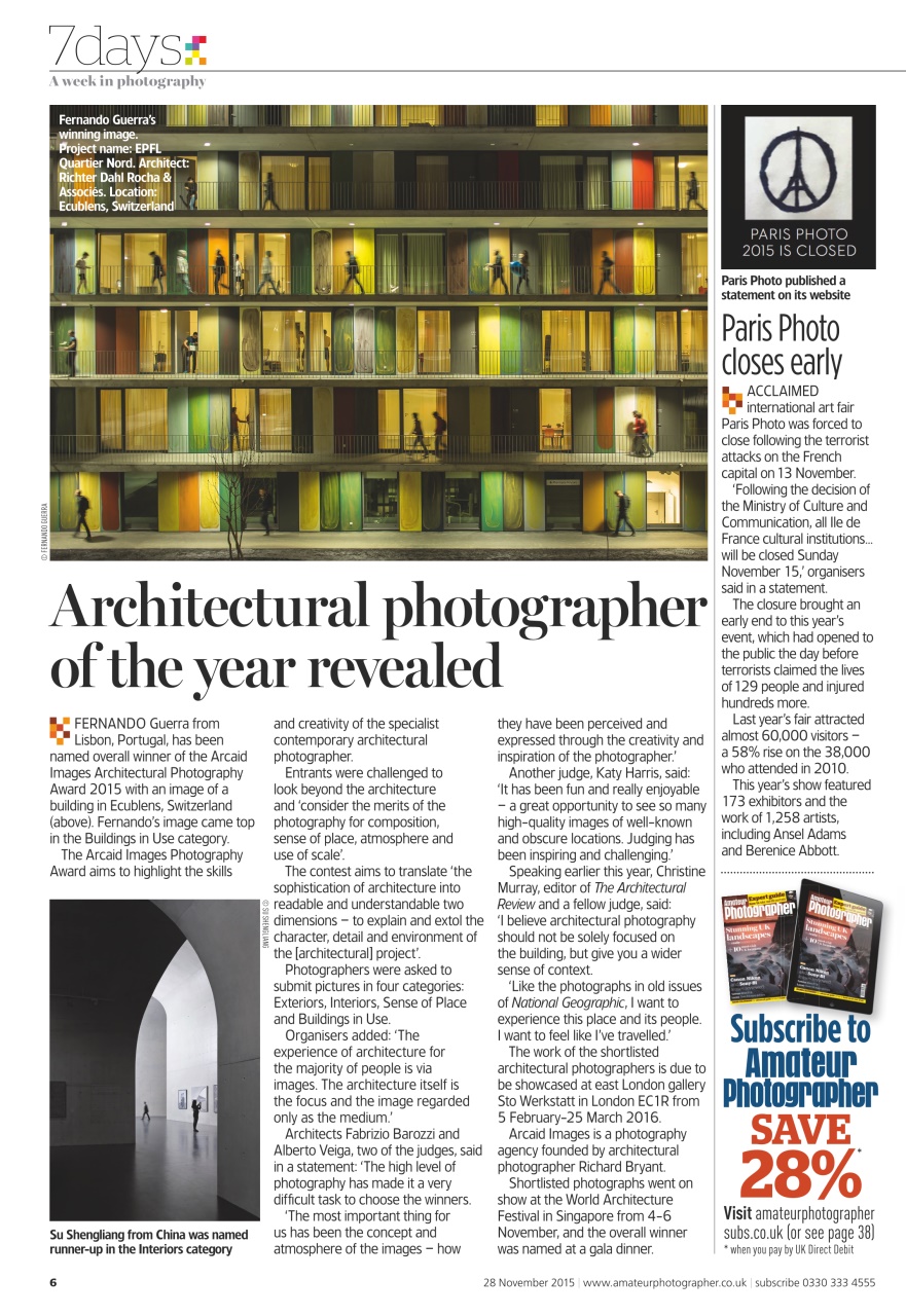 Amateur Photographer Preview Pages