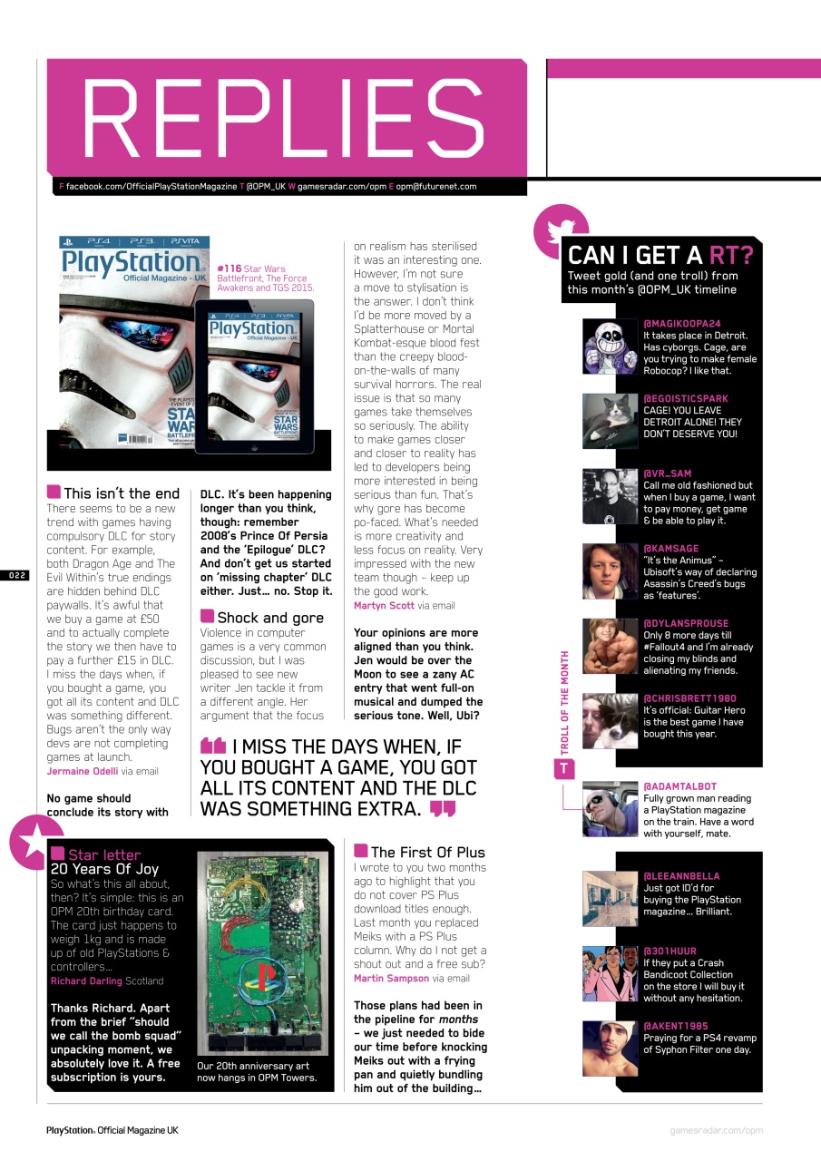 PLAY Magazine Preview Pages