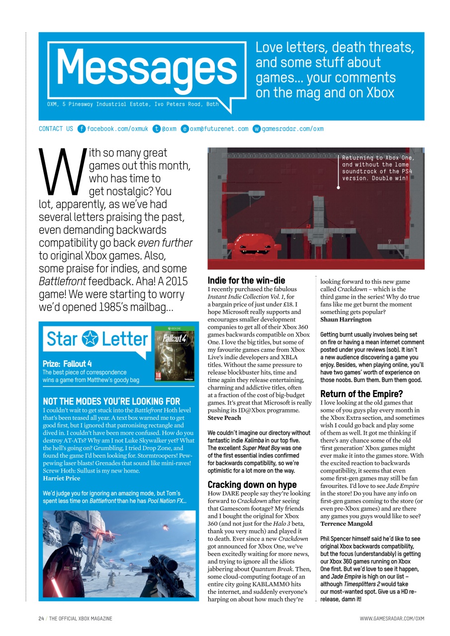 Official Xbox Magazine (UK Edition) Preview Pages