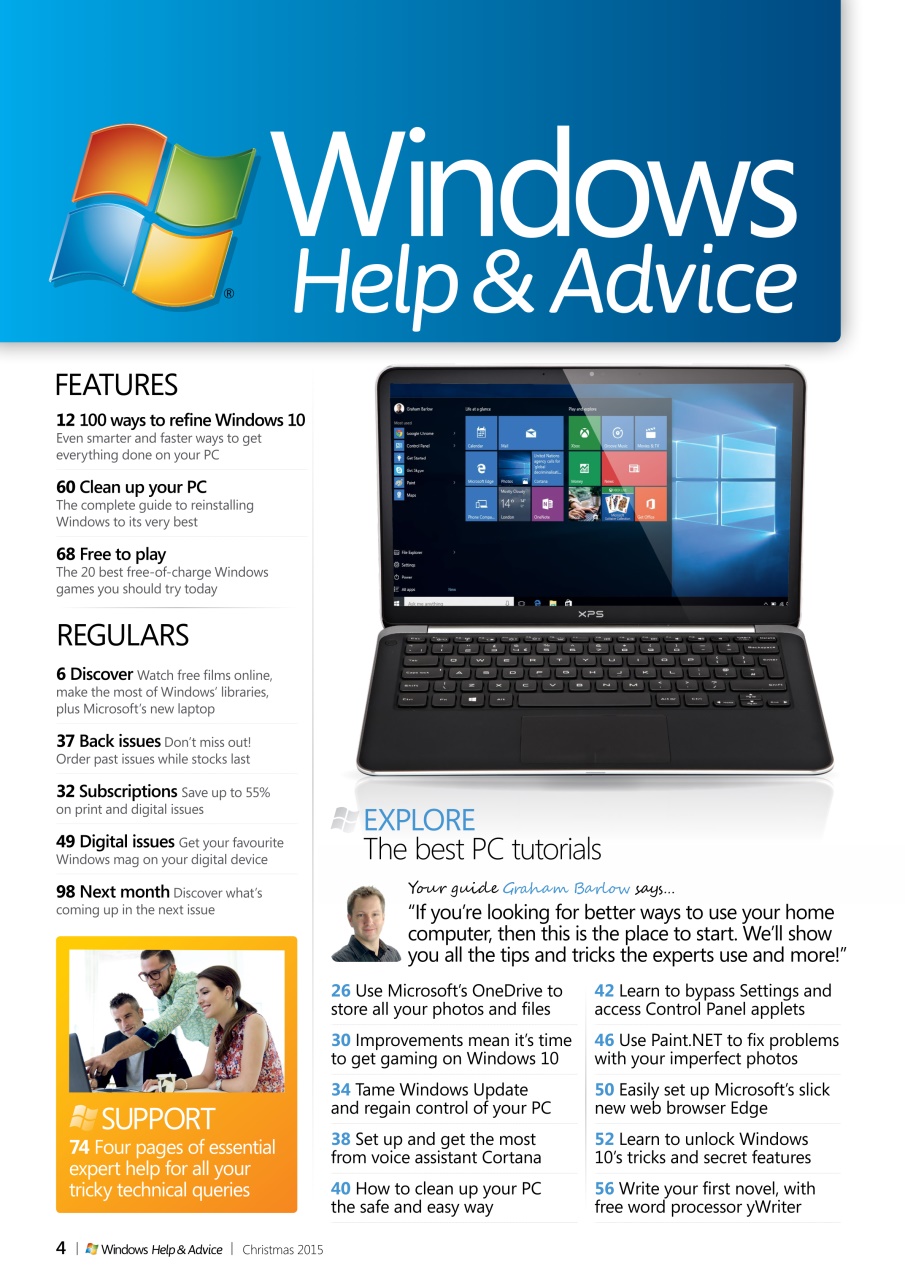 Windows Help & Advice Preview Pages