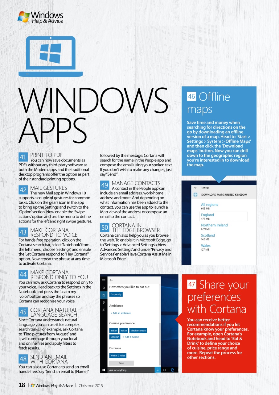 Windows Help & Advice Preview Pages