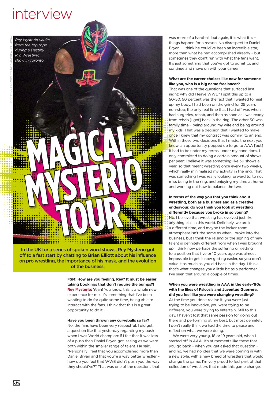 Wrestletalk Magazine Preview Pages