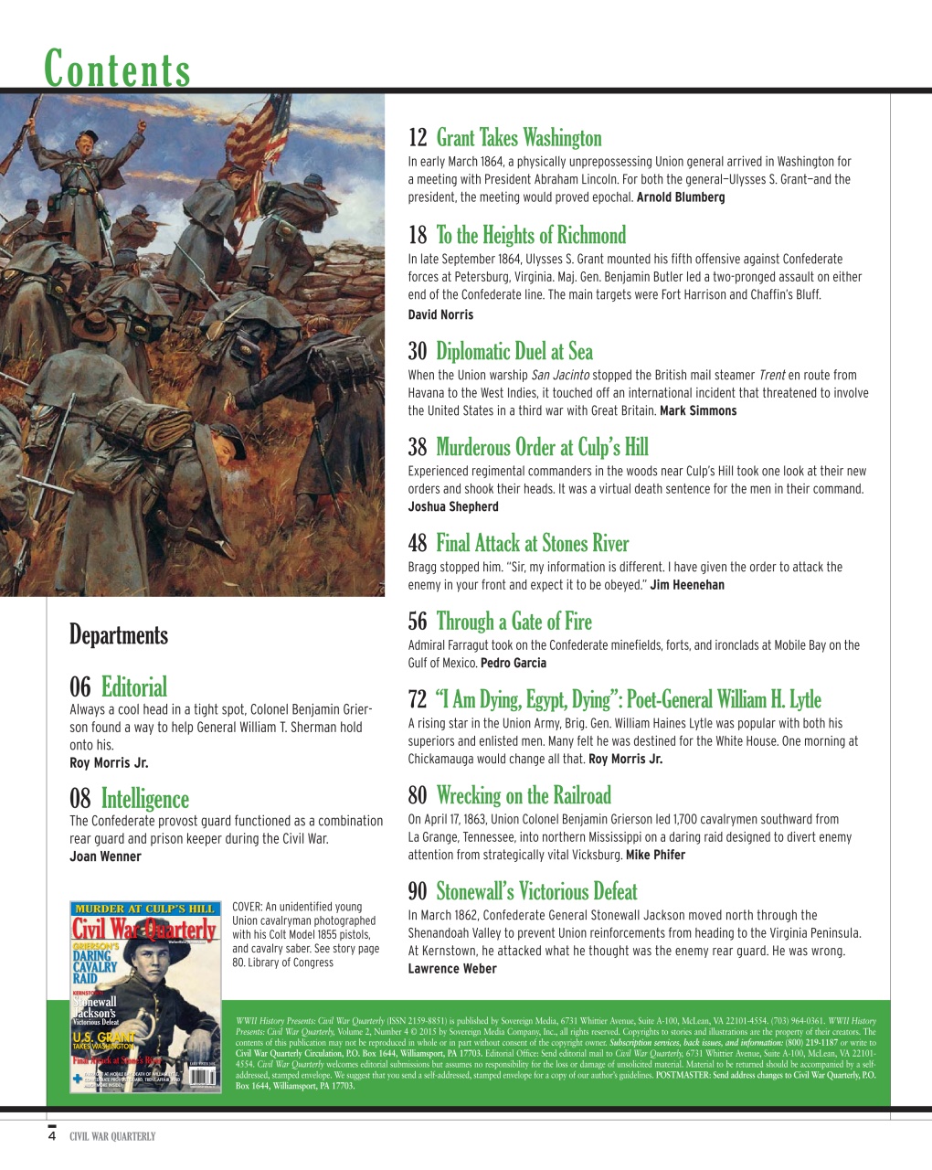 Civil War Quarterly Preview Pages
