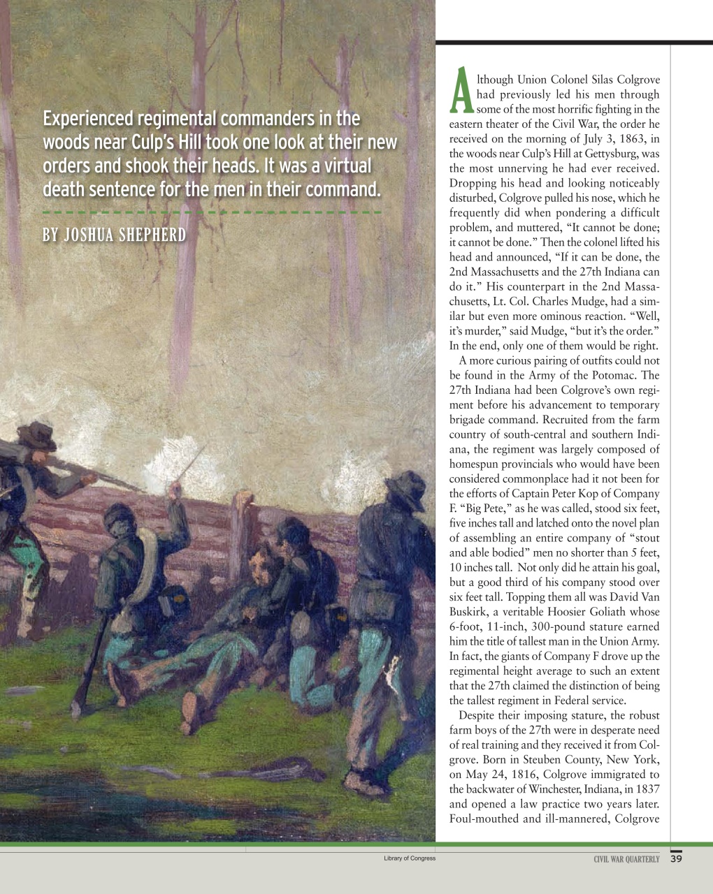 Civil War Quarterly Preview Pages