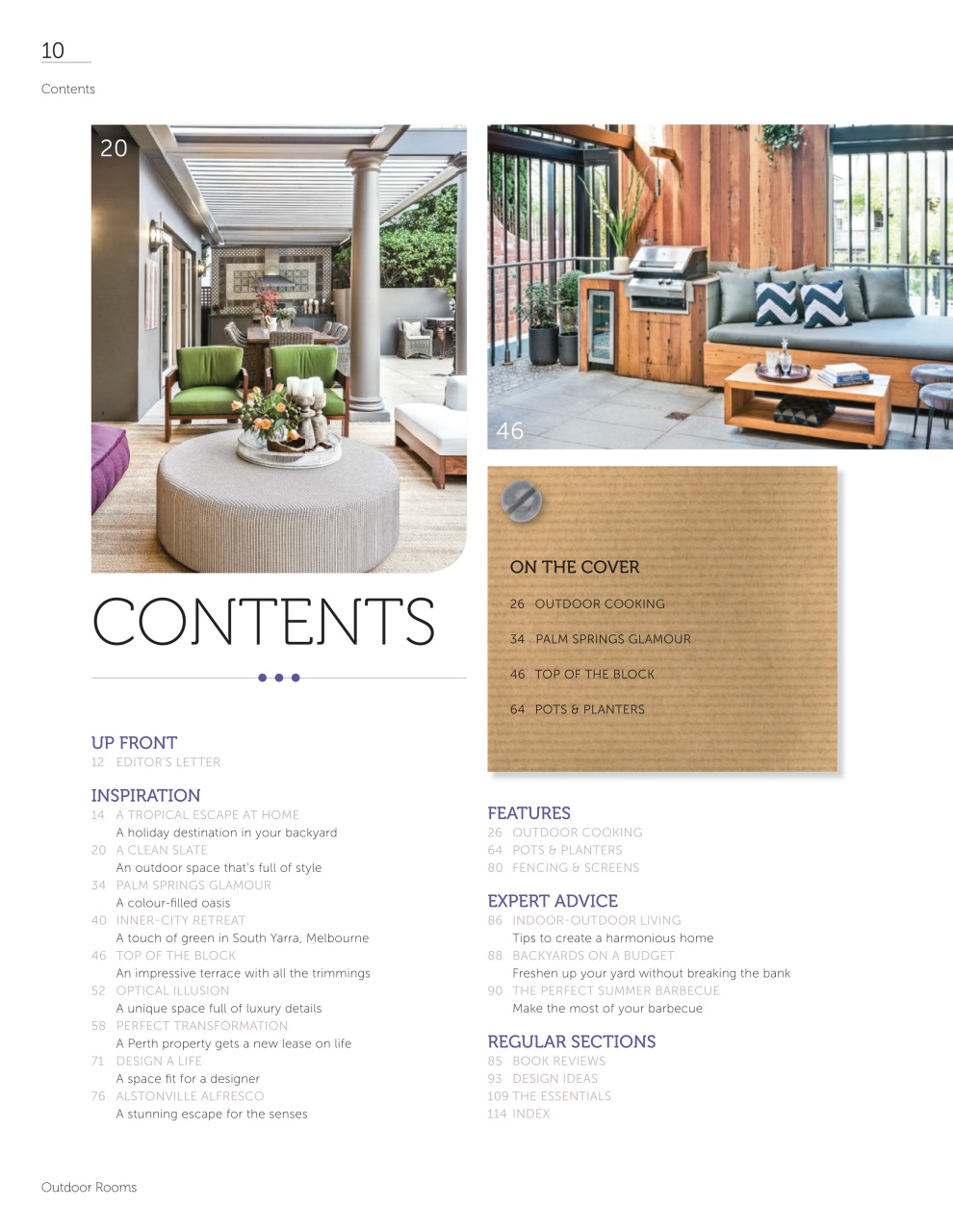 Outdoor Living Preview Pages
