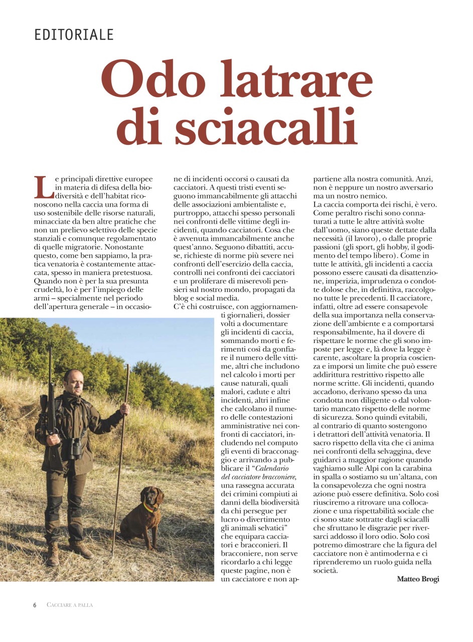 Caccia Magazine Preview Pages