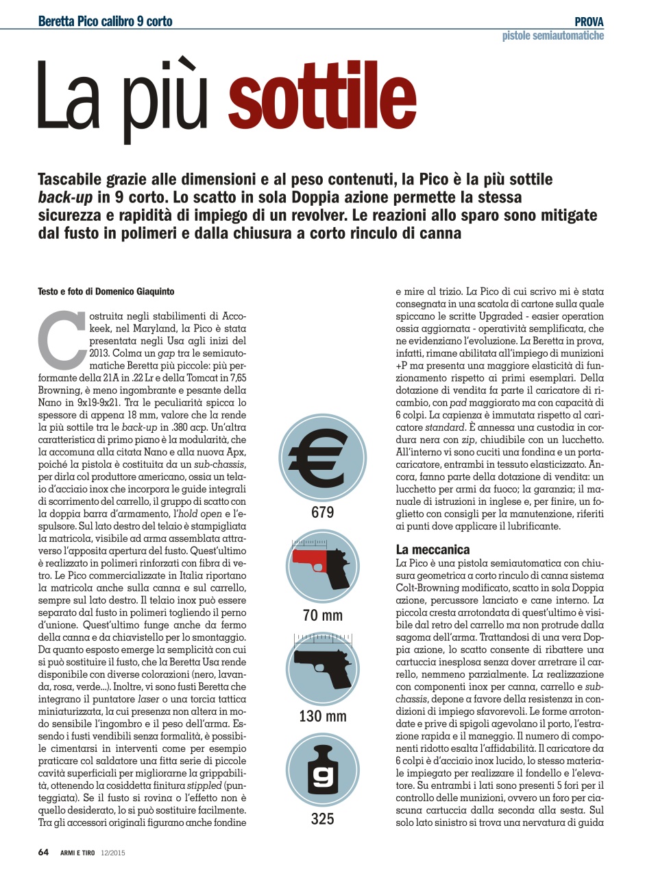 Armi E Tiro Preview Pages