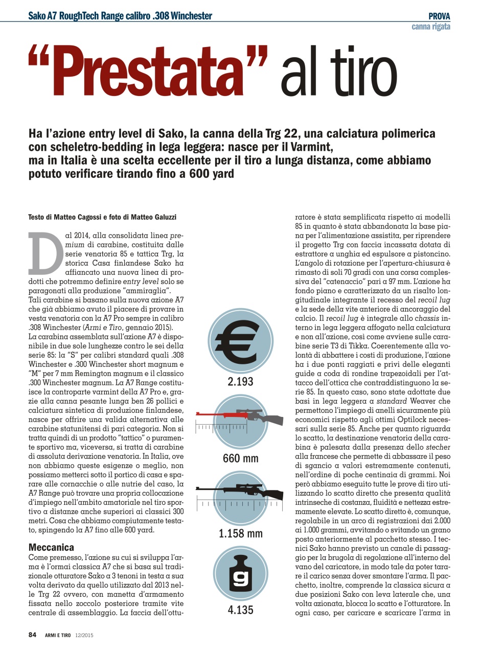 Armi E Tiro Preview Pages