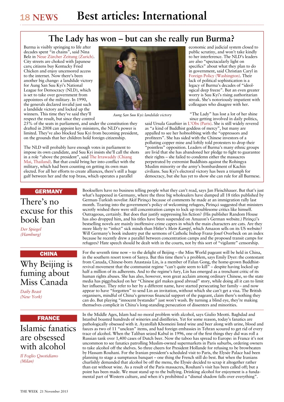 The Week Preview Pages