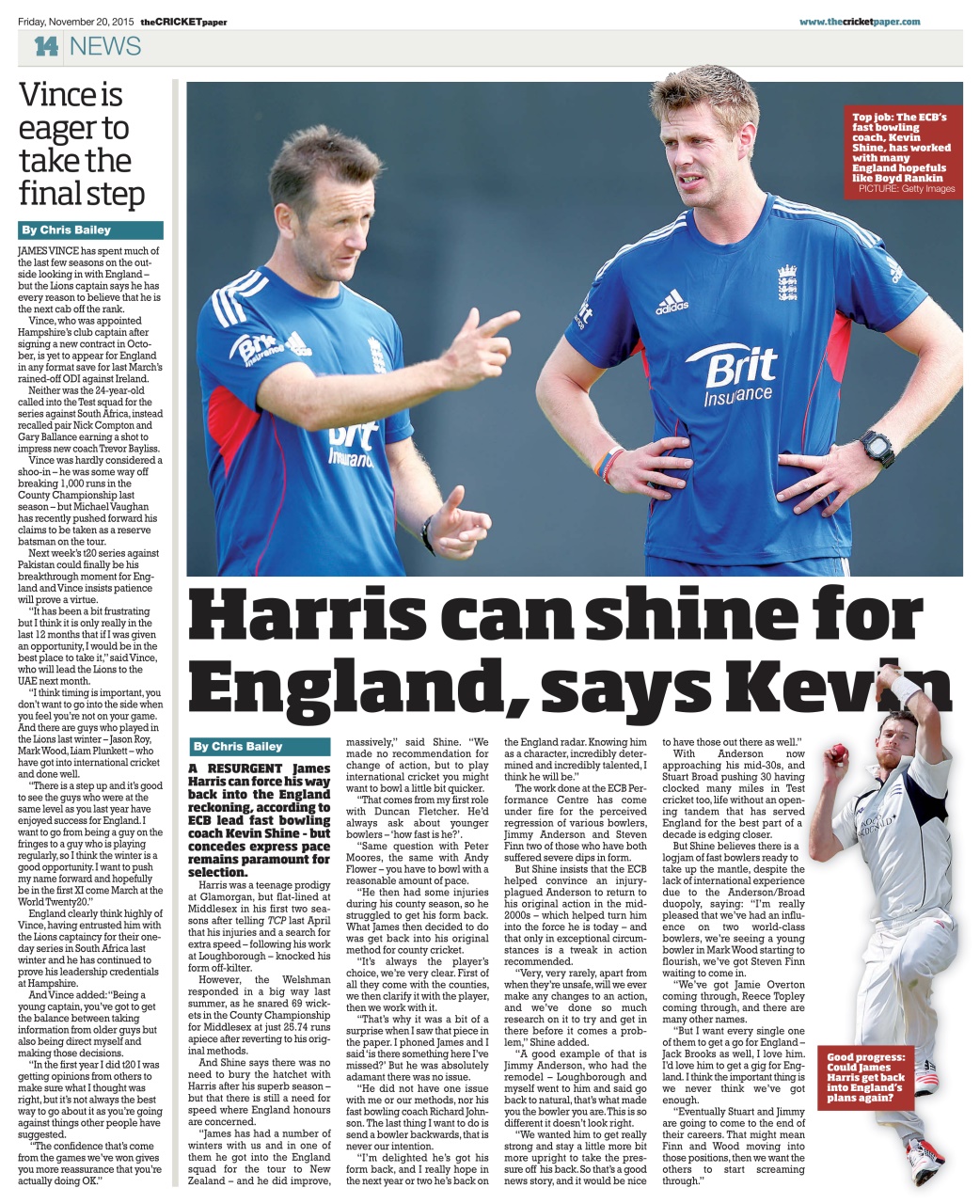 The Cricket Paper Preview Pages