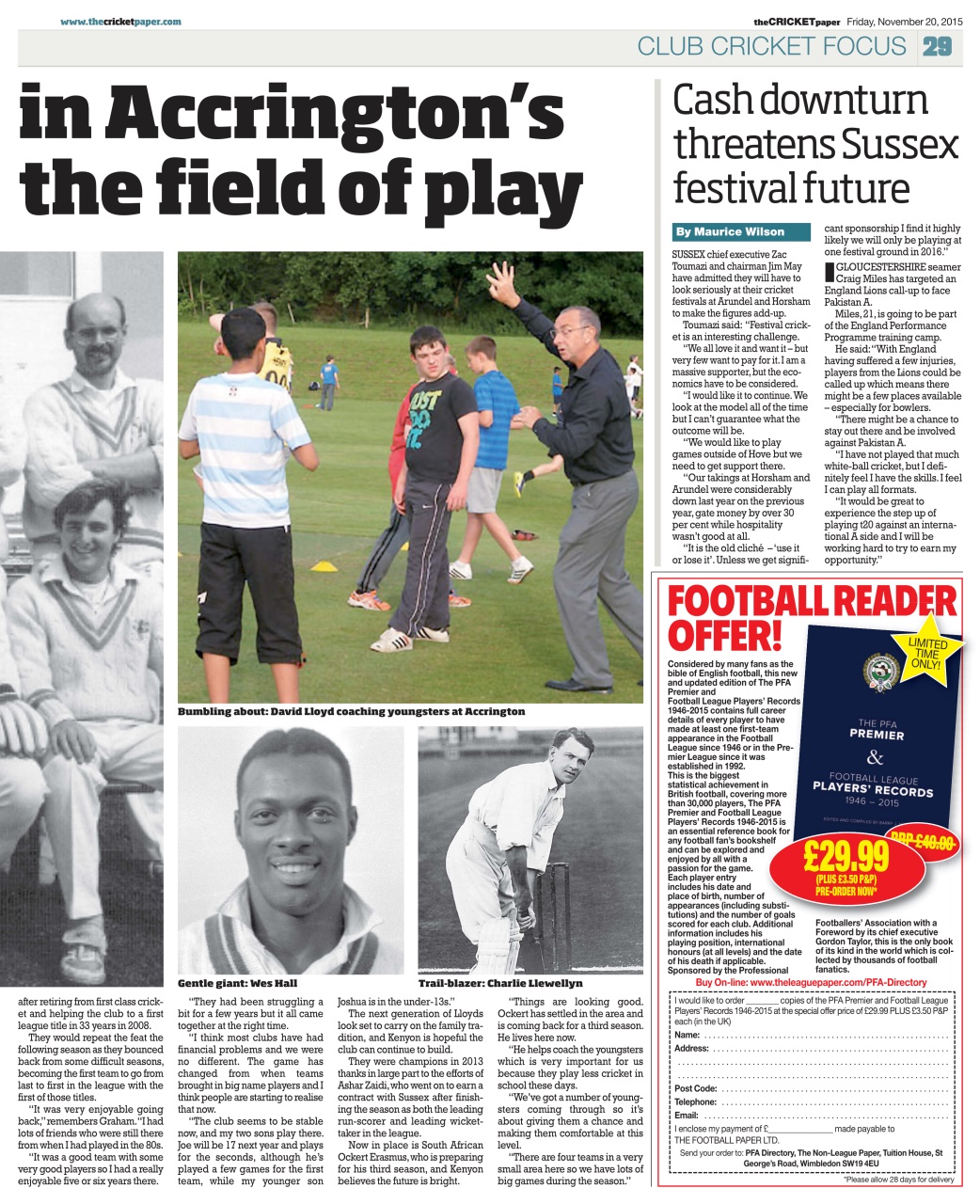 The Cricket Paper Preview Pages