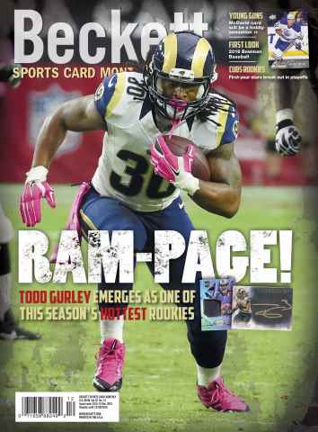 Sports Card Monthly Magazine issue  December 2015