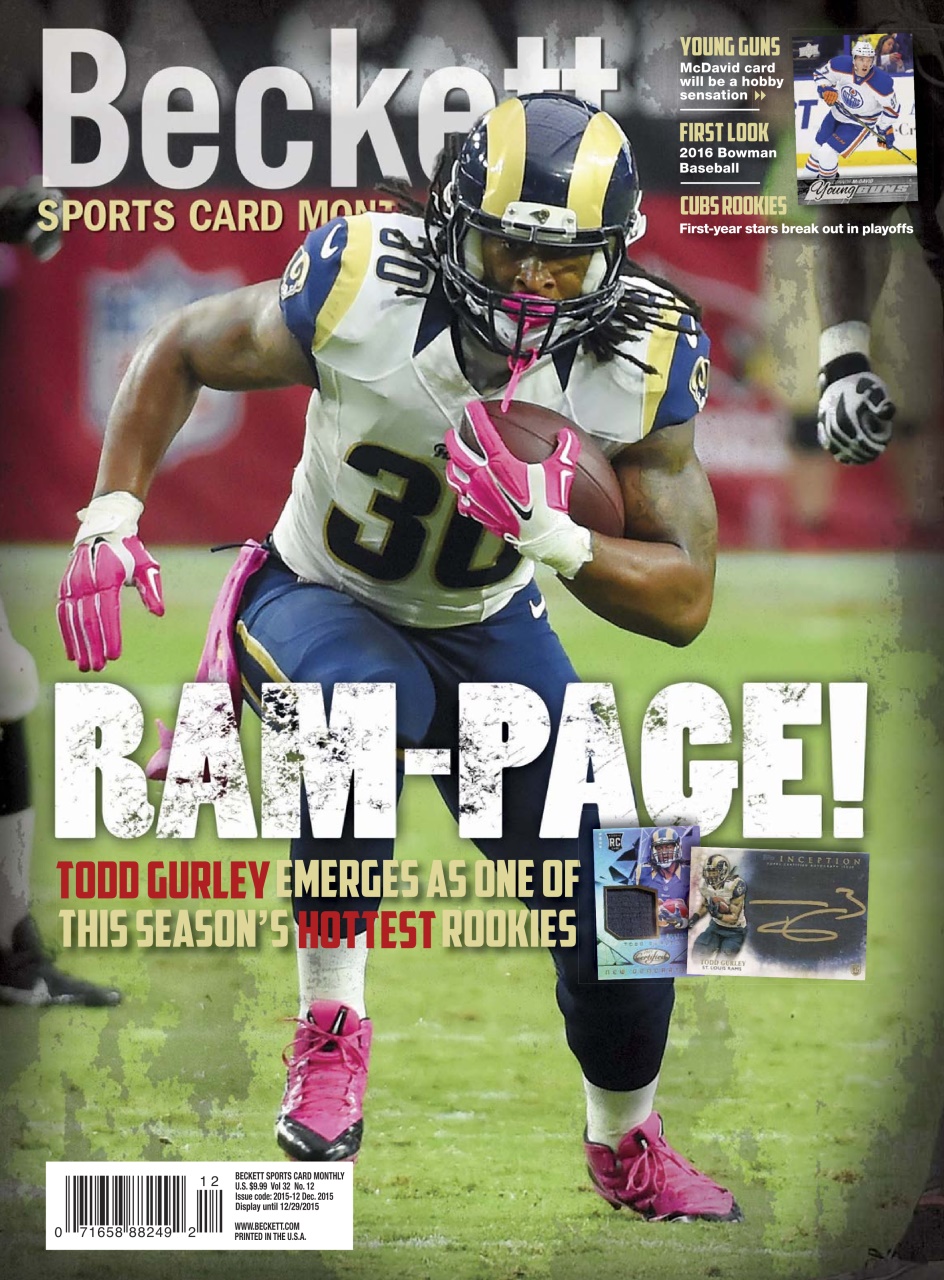 Sports Card Monthly Magazine Preview Pages