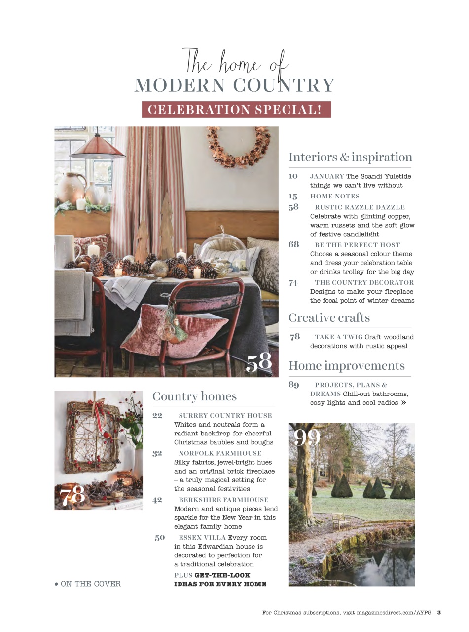 Country Homes & Interiors Preview Pages