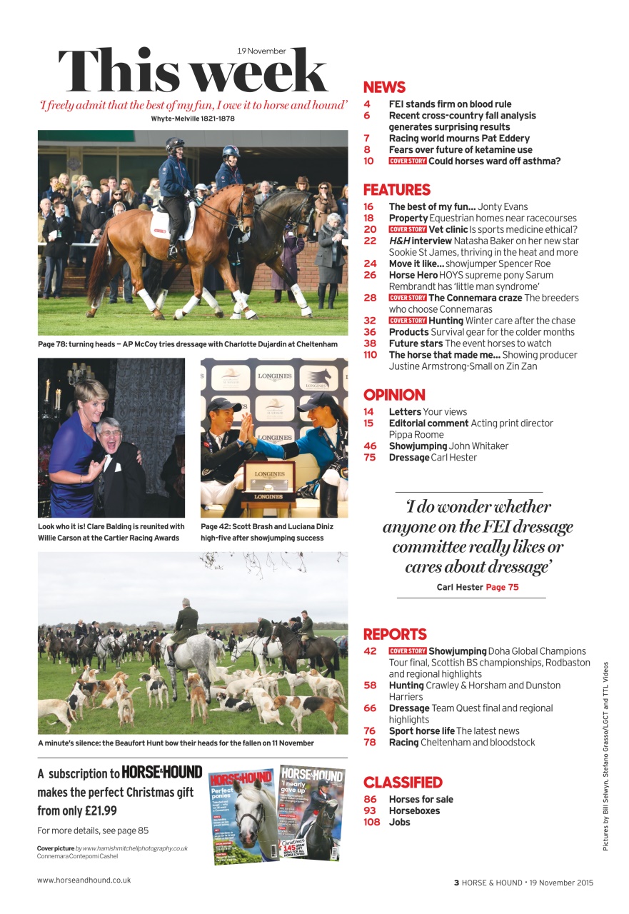 Horse & Hound Preview Pages