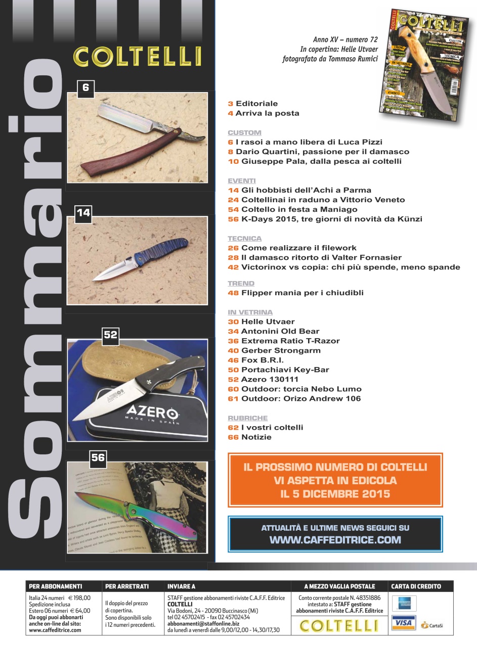 COLTELLI Preview Pages