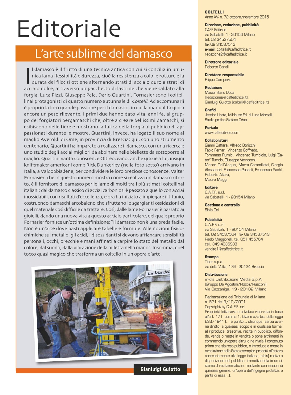 COLTELLI Preview Pages