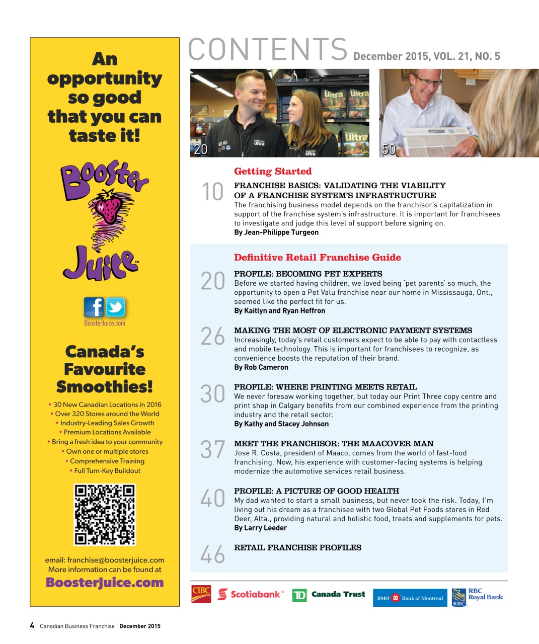 Canadian Business Franchise Preview Pages