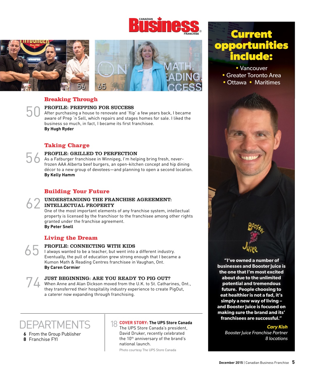 Canadian Business Franchise Preview Pages