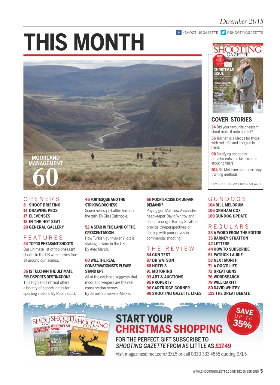 Shooting Gazette Preview Pages