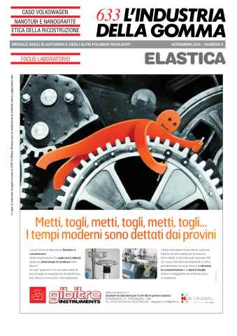 L’industria della Gomma issue L'IN DUSTRIA DELLA GOMMA - novembre 2015