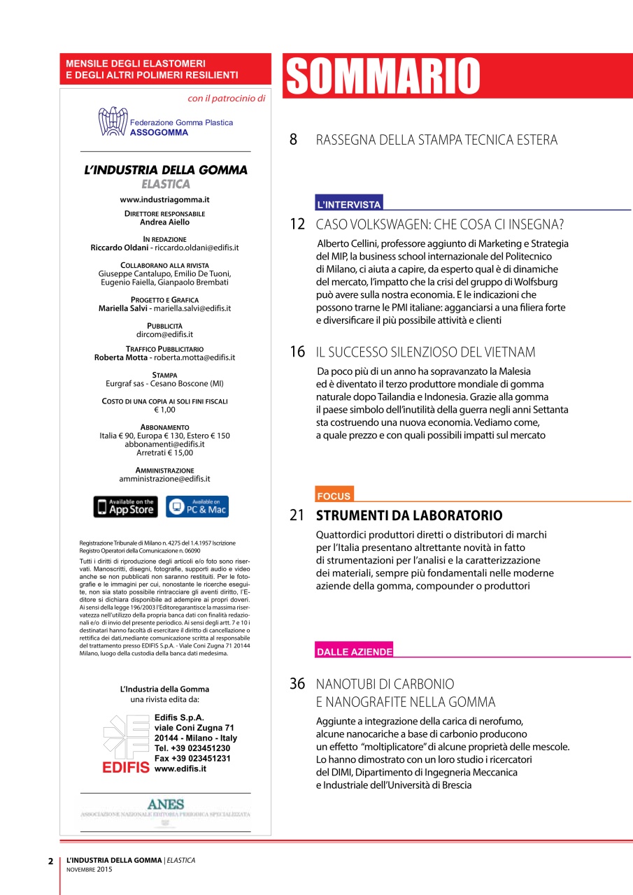 L’industria della Gomma Preview Pages