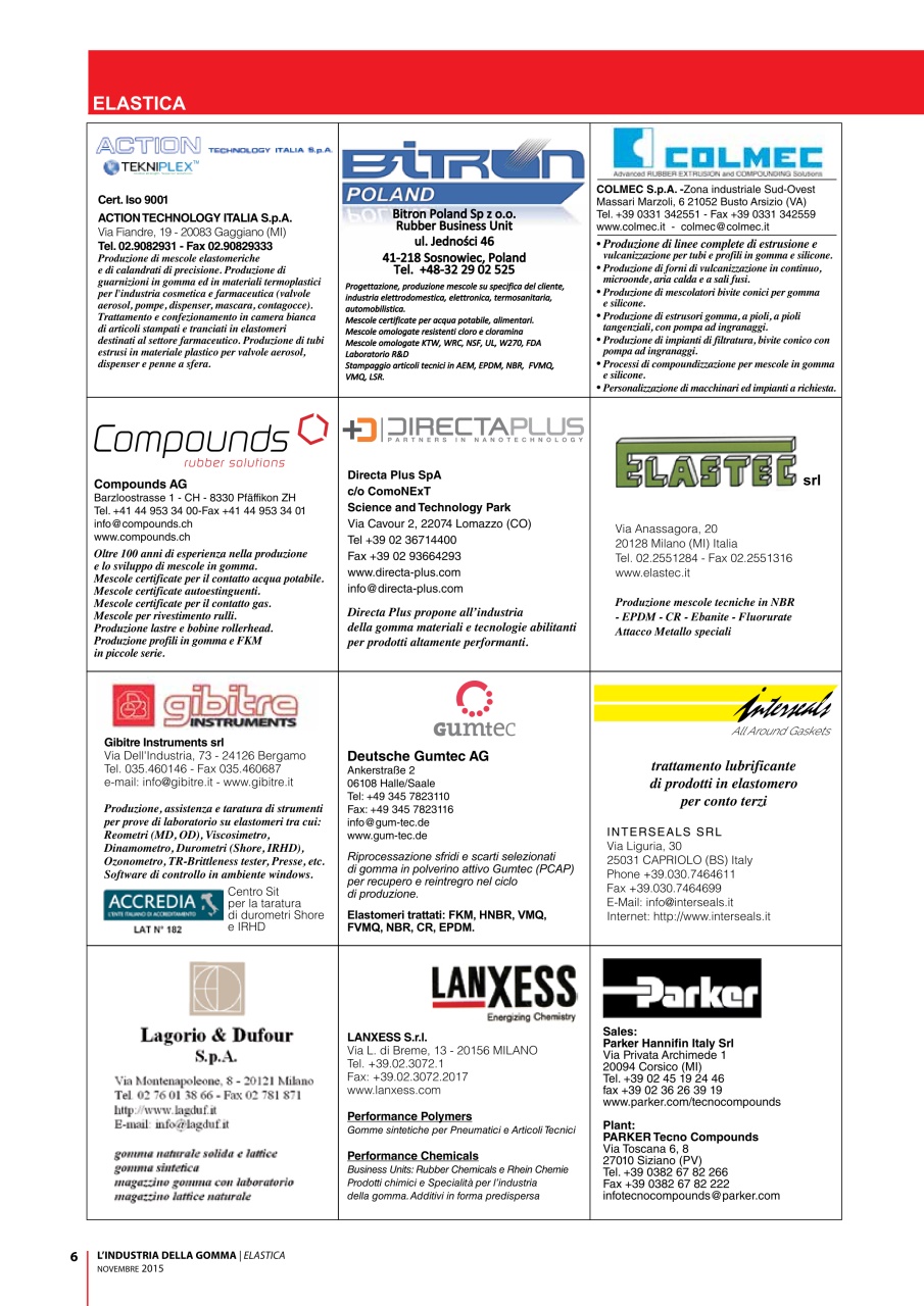 L’industria della Gomma Preview Pages