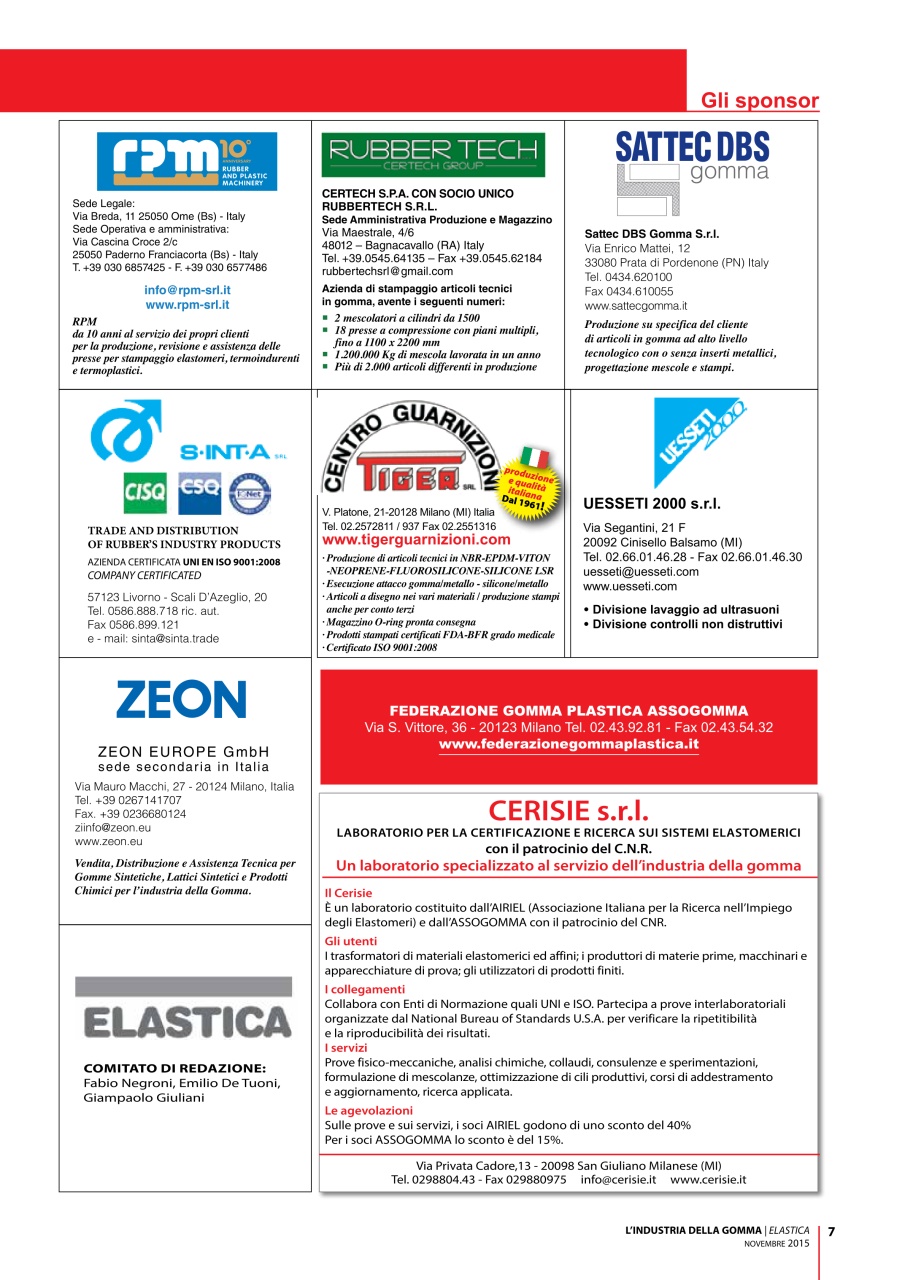L’industria della Gomma Preview Pages
