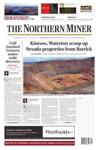 The Northern Miner issue Vol. 101 No. 41