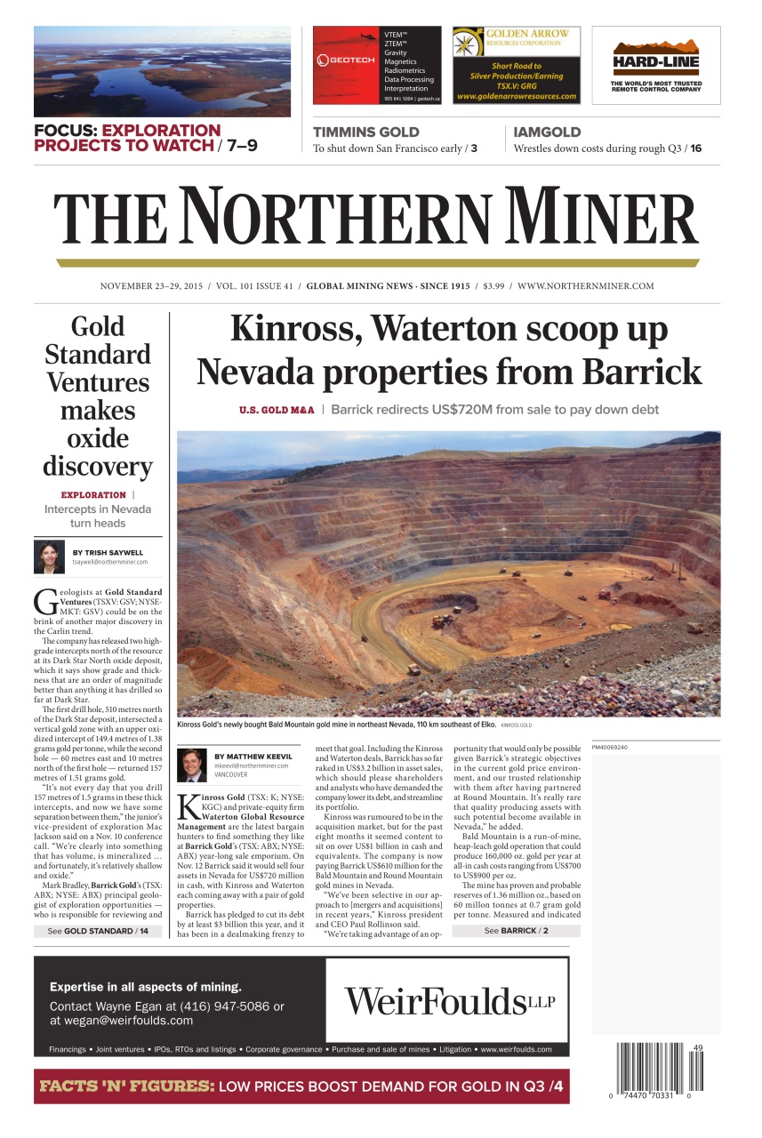 The Northern Miner Preview Pages