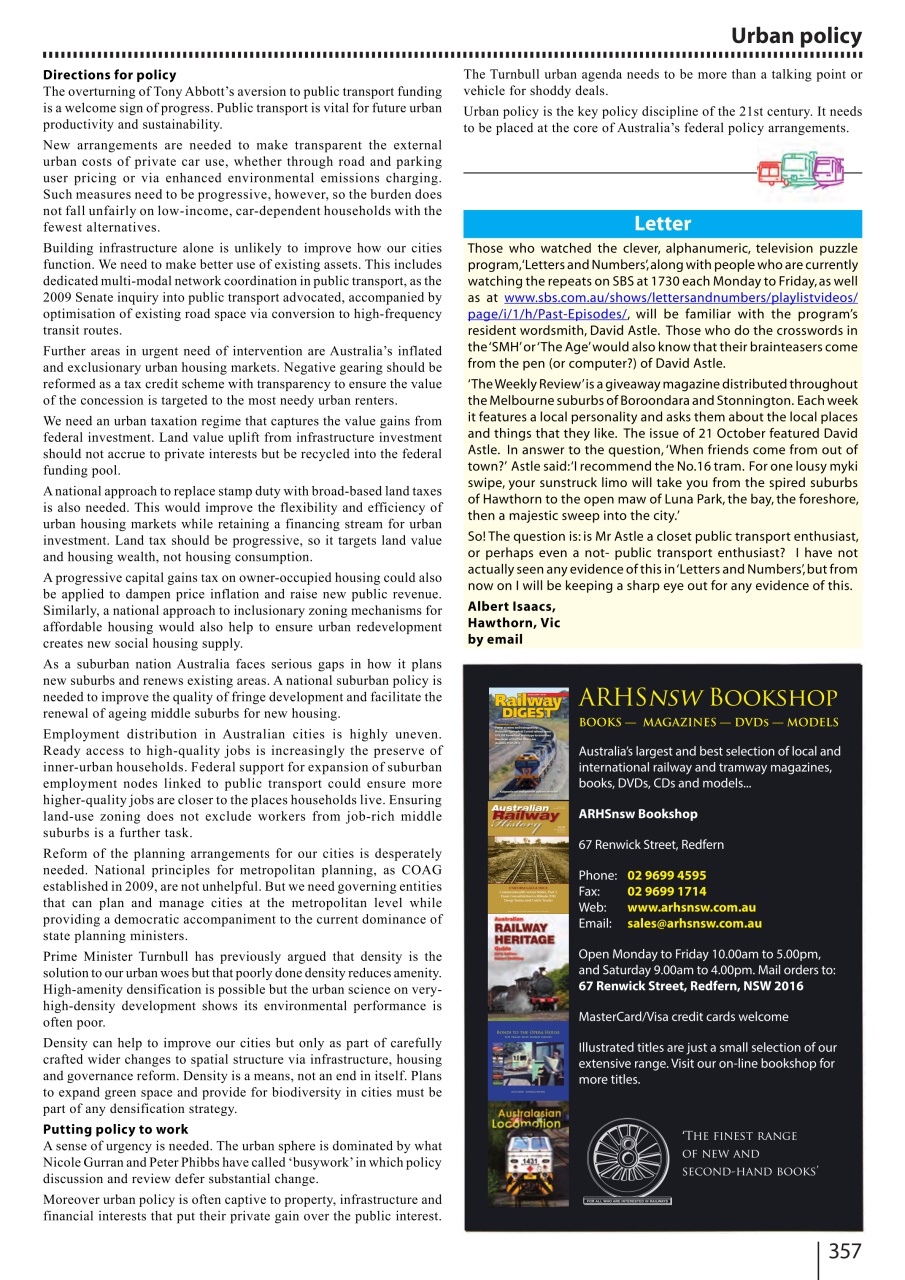 Transit Australia Preview Pages