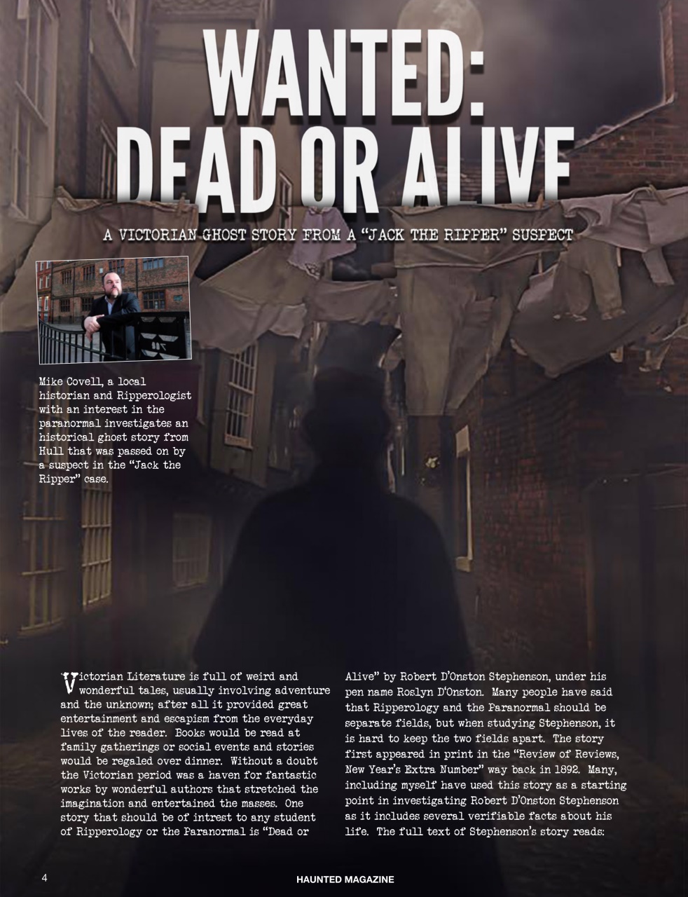 Haunted Magazine Preview Pages